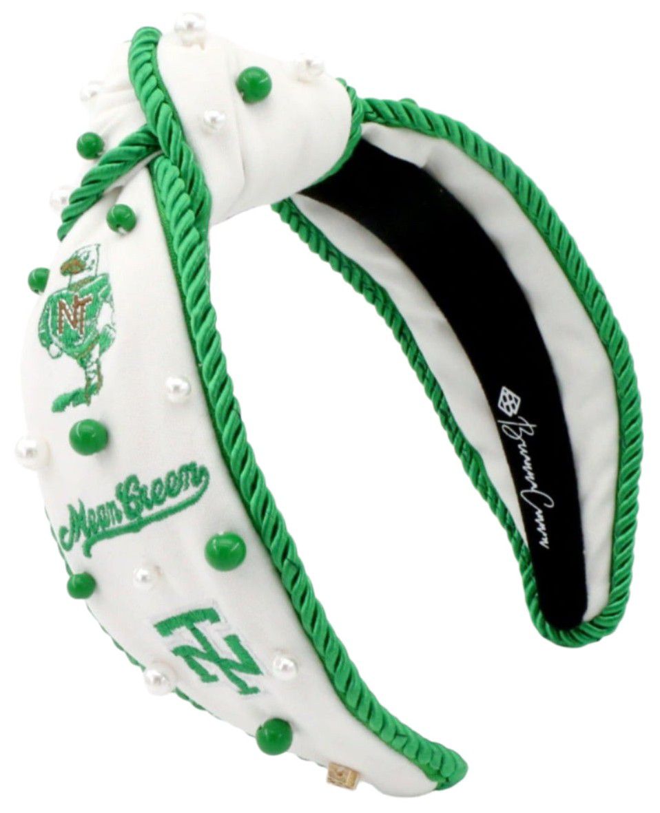 Brianna Cannon Women's North Texas Mean Green Vintage Logo Headband