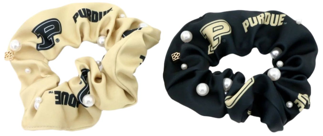 Brianna Cannon Women's Purdue Boilermakers Dual Scrunchie Set