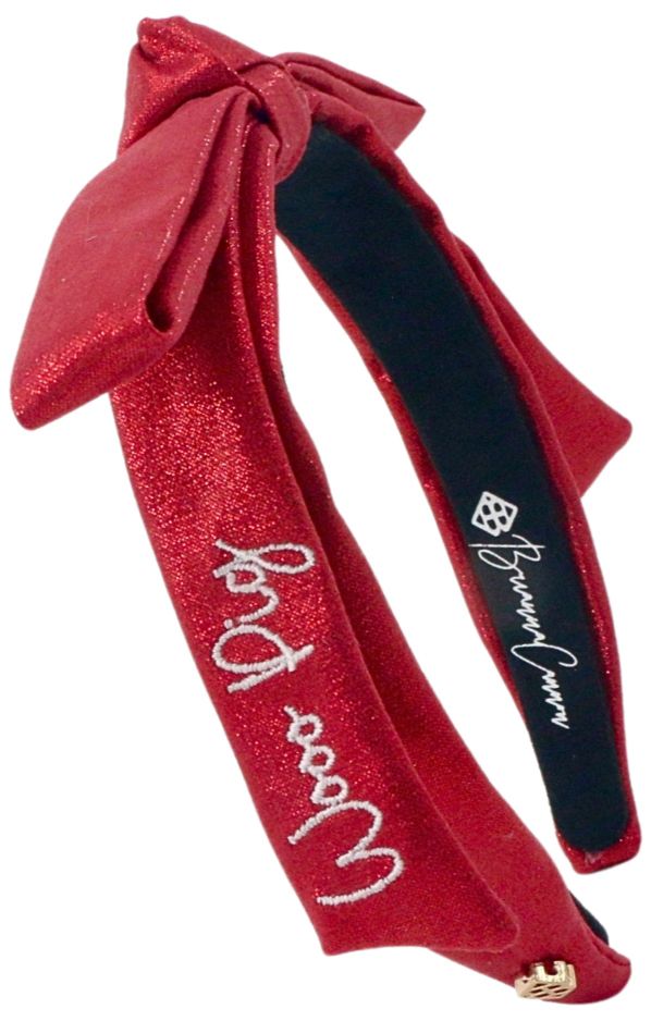 Brianna Cannon Women's Arkansas Razorbacks Thin Embroidered Headband