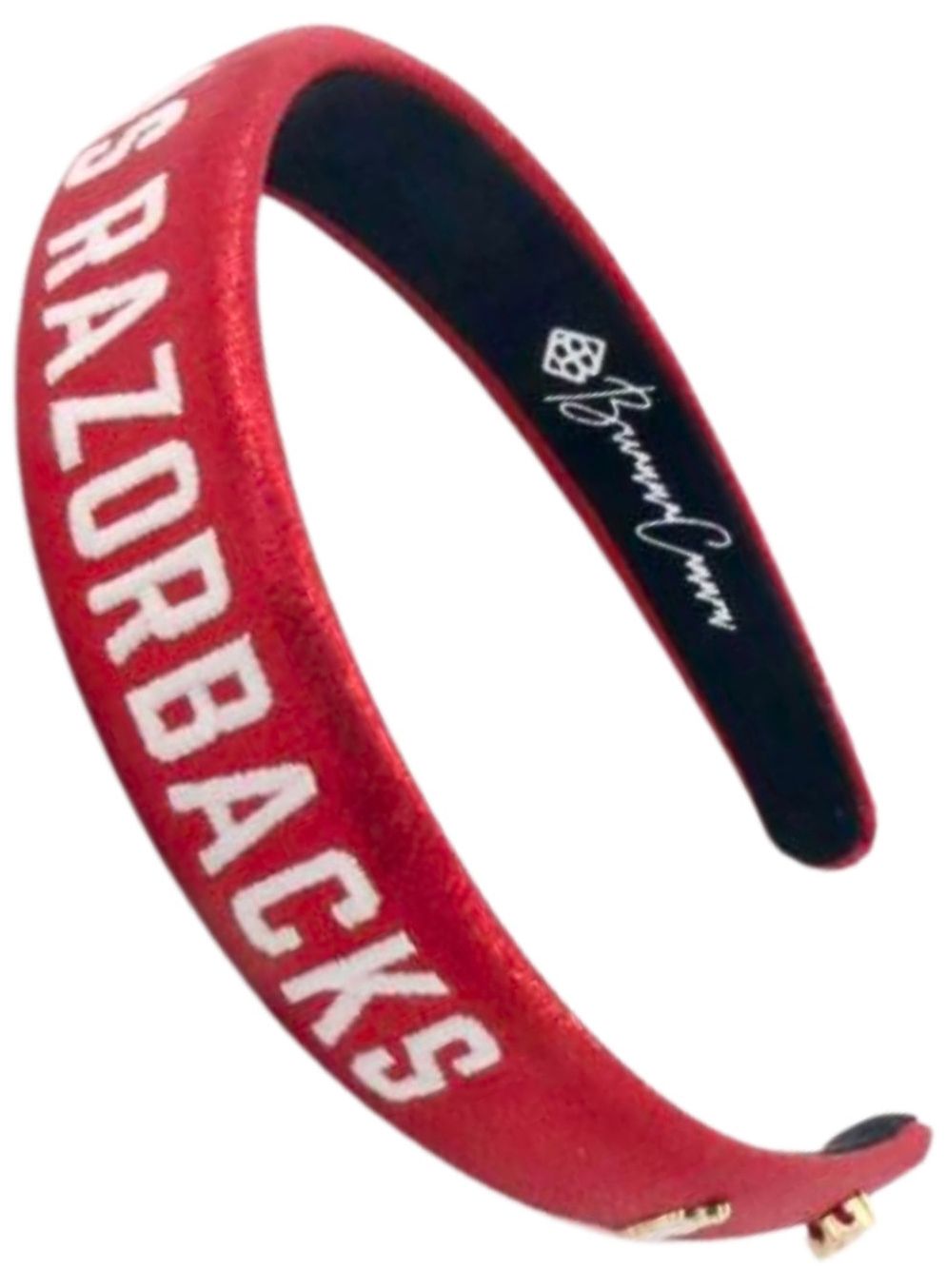 Brianna Cannon Women's Arkansas Razorbacks Thin Embroidered Headband