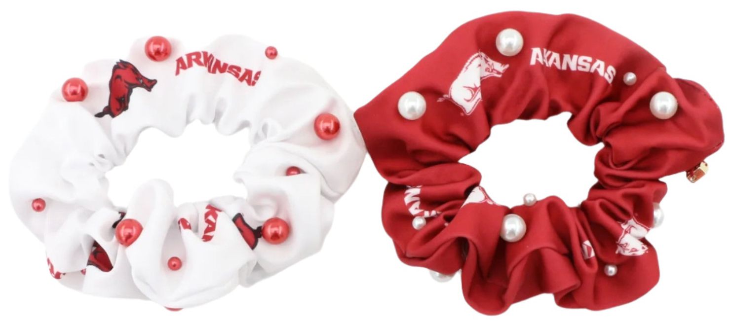 Brianna Cannon Women's Arkansas Razorbacks Dual Scrunchie Set