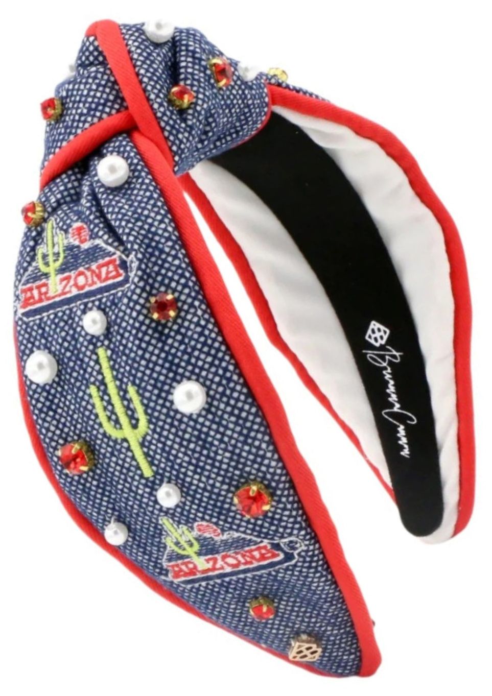 Brianna Cannon Women's Arizona Wildcats Cross Stitch Logo Headband