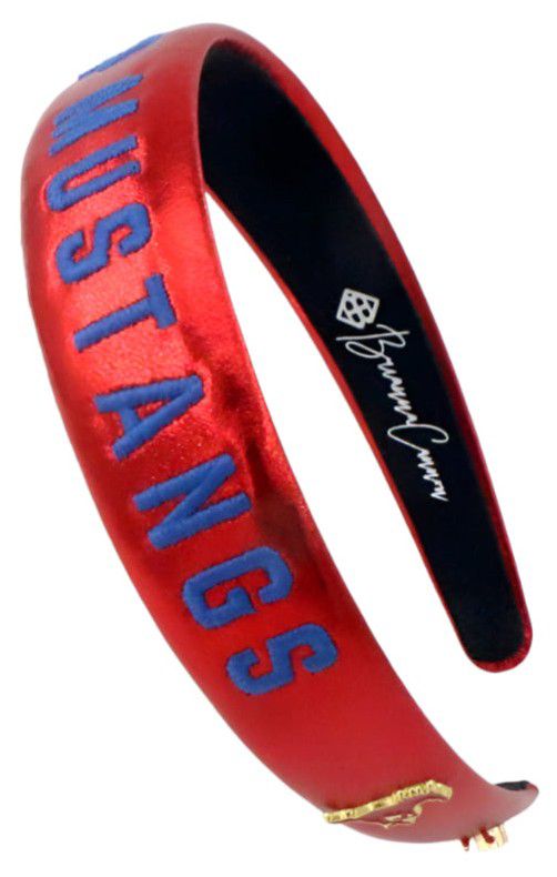 Brianna Cannon Women's SMU Mustangs Thin Embroidered Headband