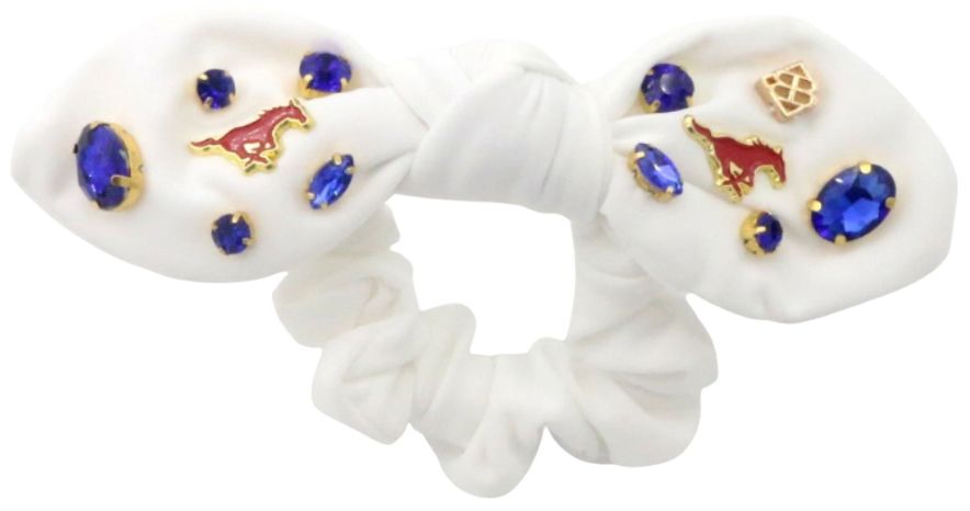 Brianna Cannon Women's SMU Mustangs Logo Bow Scunchie