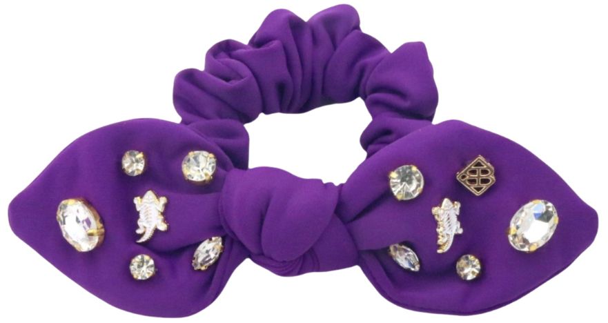 Brianna Cannon Women's TCU Horned Frogs Logo Bow Scunchie