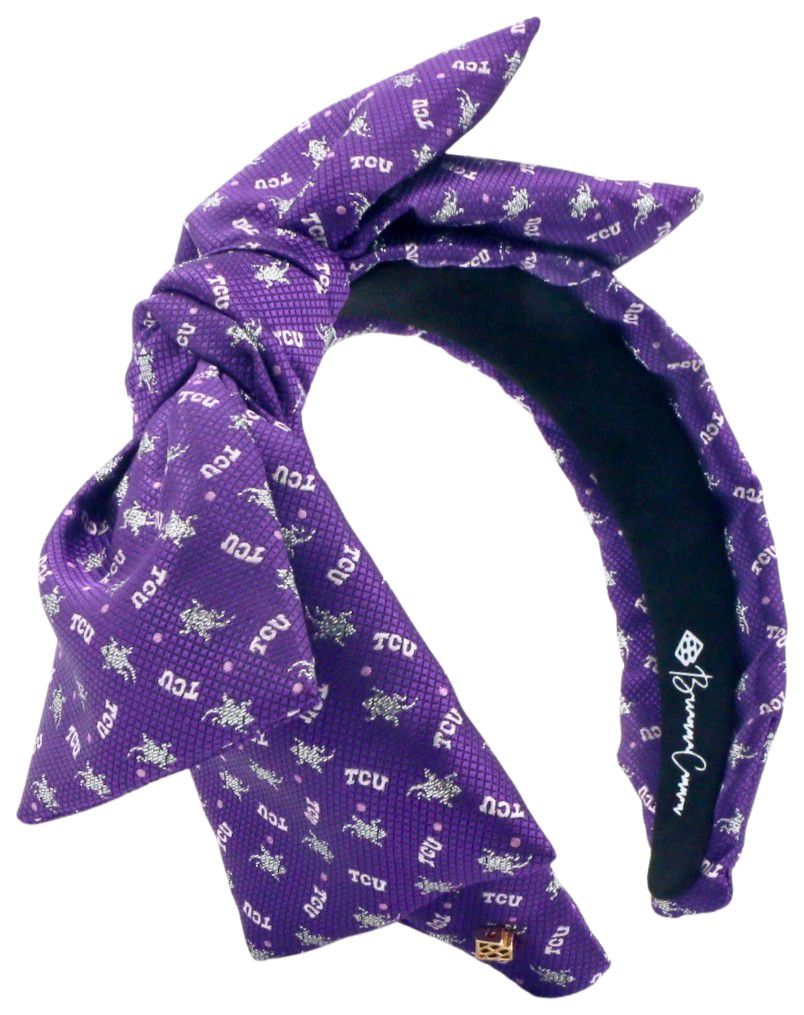 Brianna Cannon Women's TCU Horned Frogs Bow Headband