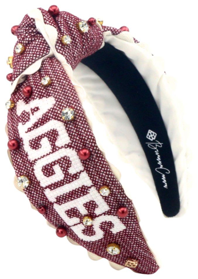 Brianna Cannon Women's Texas A&M Aggies Cross Stitch Headband