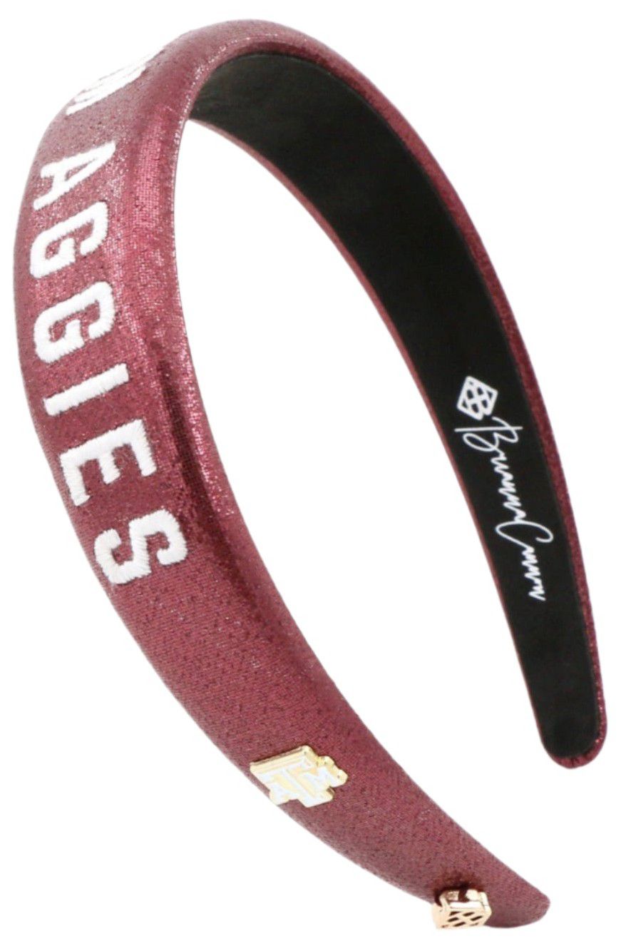 Brianna Cannon Women's Texas A&M Aggies Thin Embroidered Headband