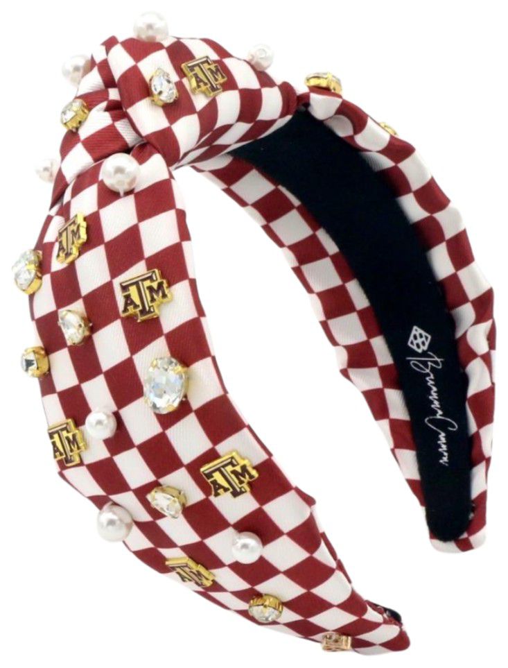 Brianna Cannon Women's Texas A&M Aggies Checkerboard Headband