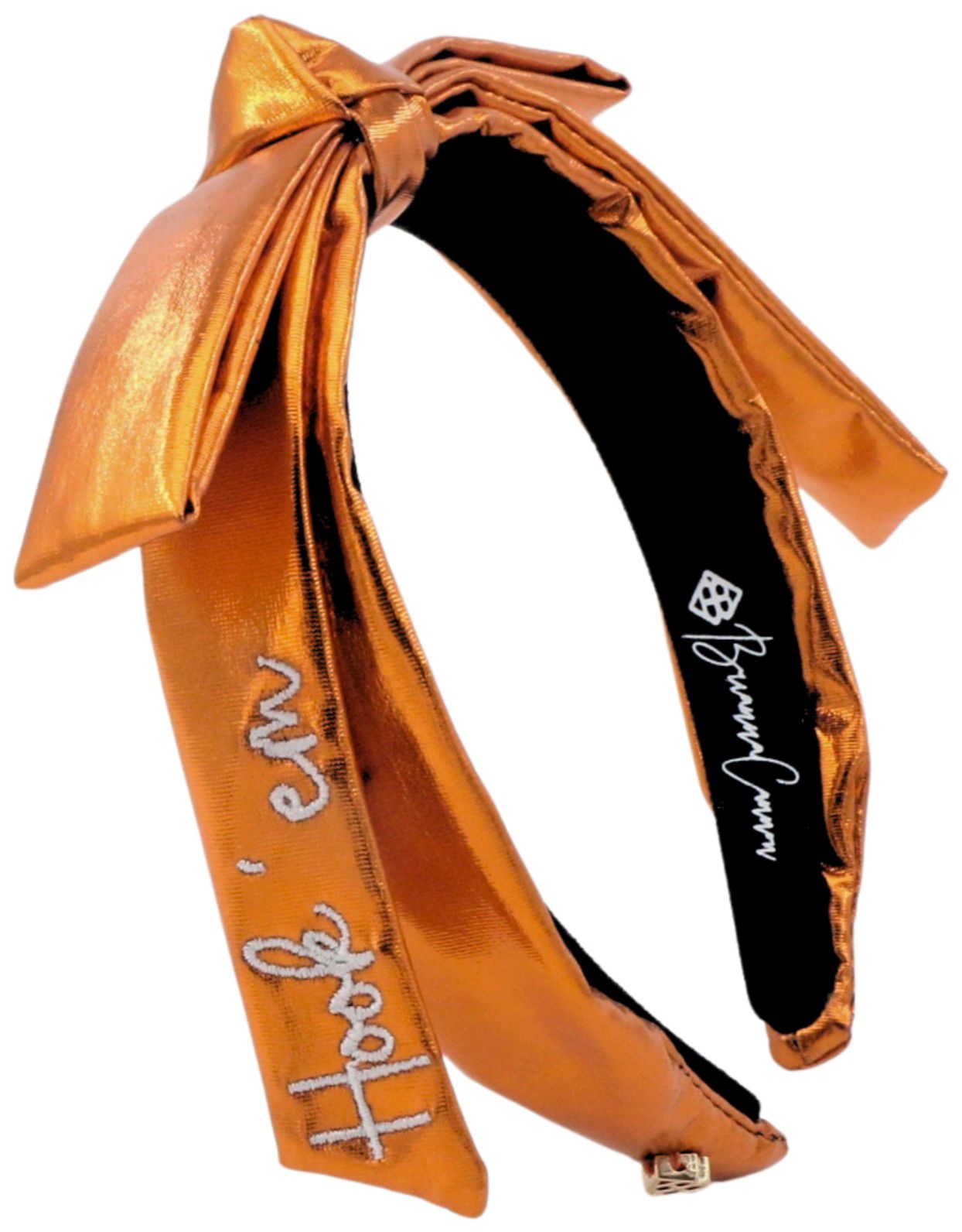 Brianna Cannon Women's Texas Longhorns Thin Embroidered Headband