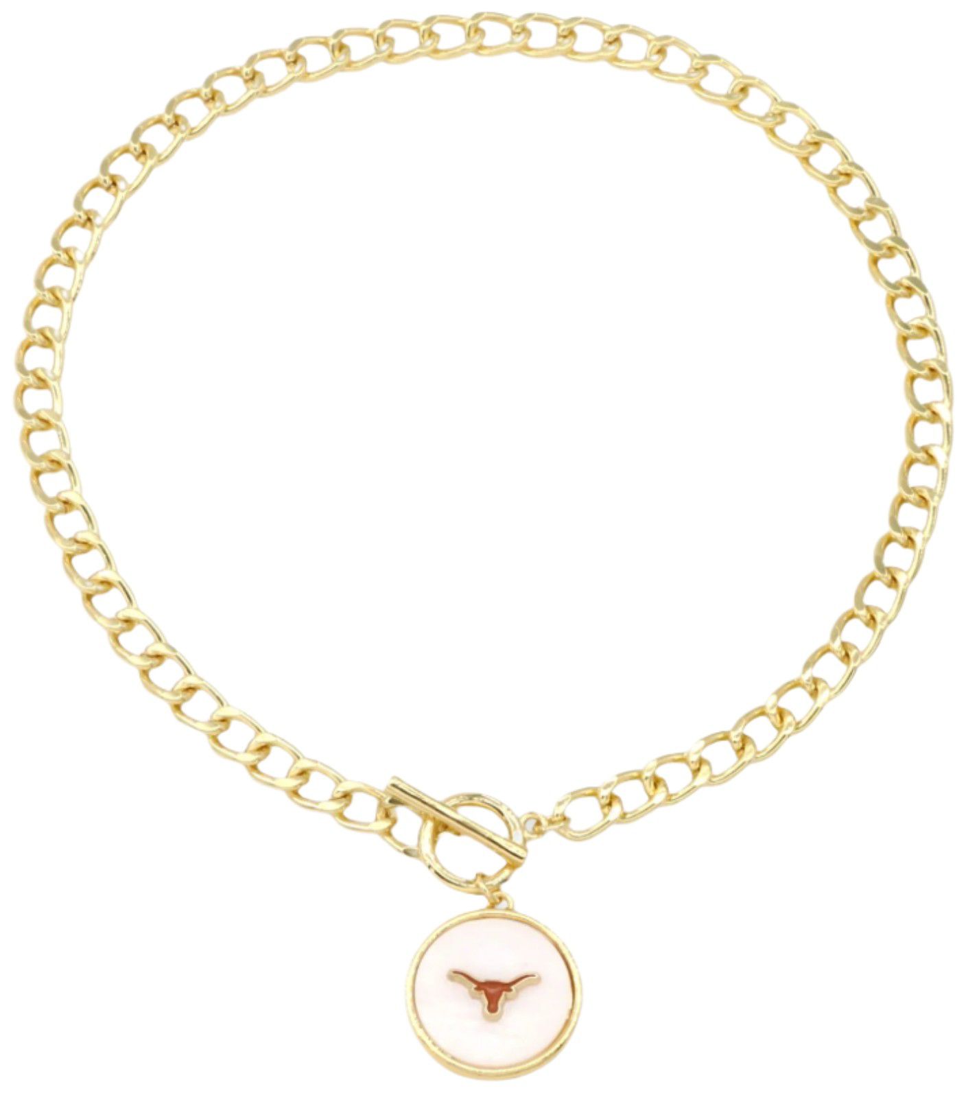 Brianna Cannon Women's Texas Longhorns Pearl Pendant Necklace