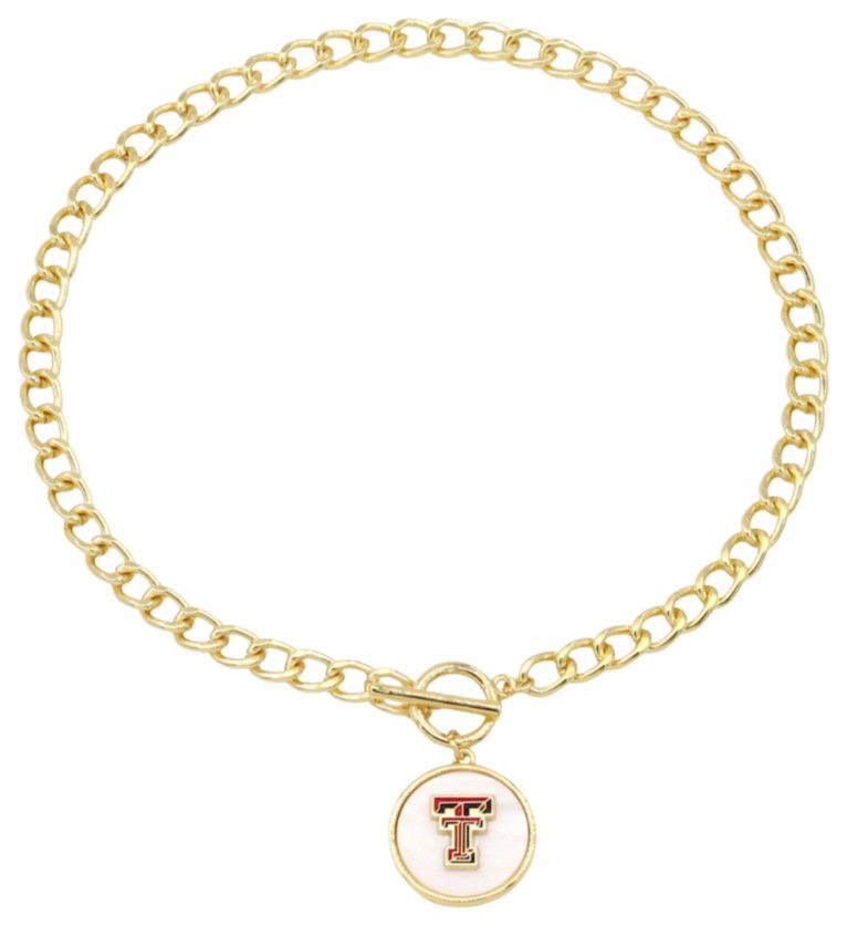 Brianna Cannon Women's Texas Tech Red Raiders Pearl Pendant Necklace