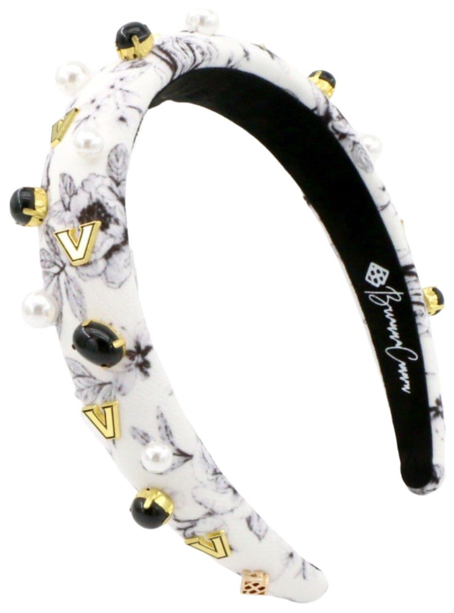 Brianna Cannon Women's Vanderbilt Commodores Floral Toile Headband