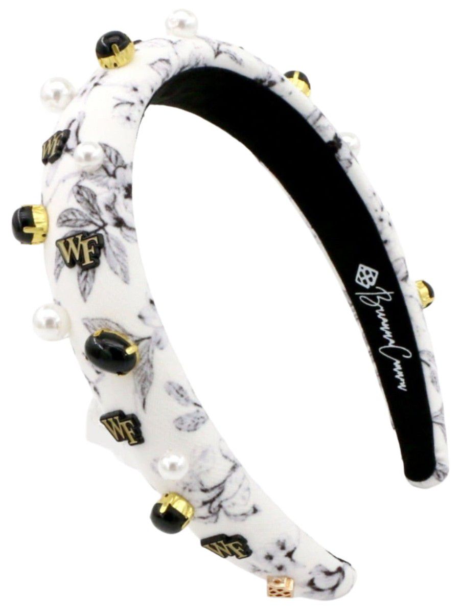 Brianna Cannon Women's Wake Forest Demon Deacons Floral Toile Headband