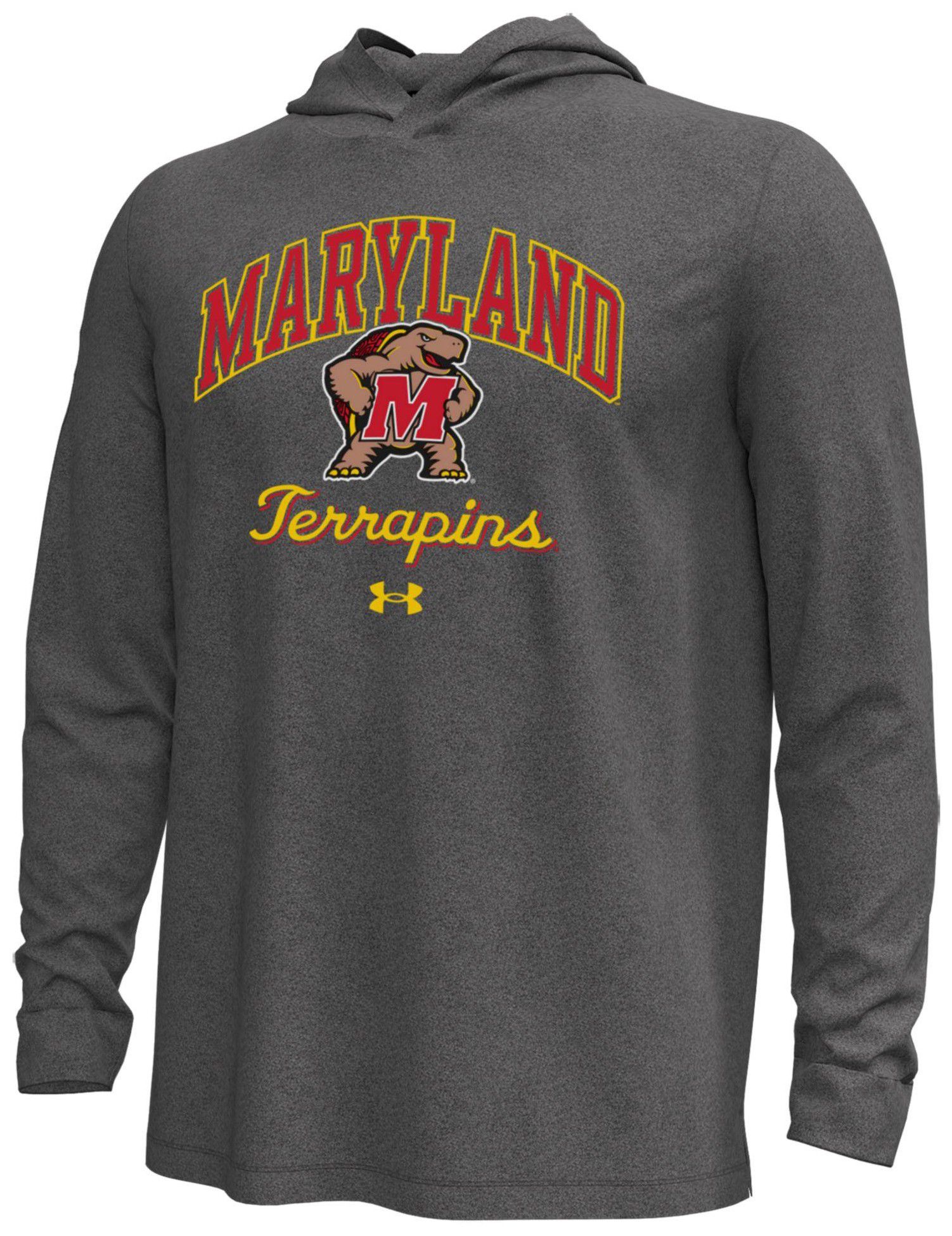Under Armour Men's Maryland Terrapins Black Icon Hoodie