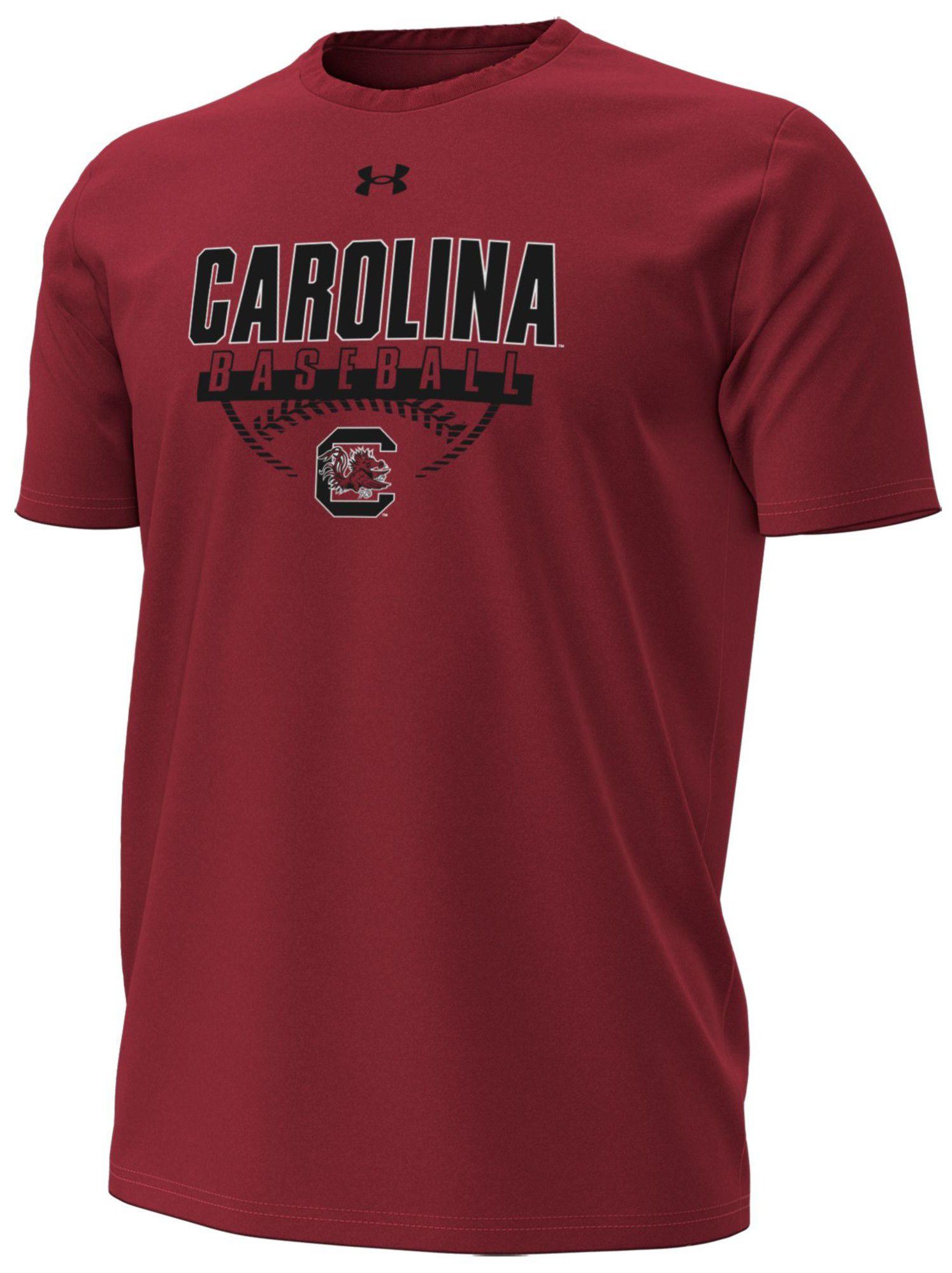Under Armour Men's South Carolina Gamecocks Cardinal Baseball Performance T-Shirt