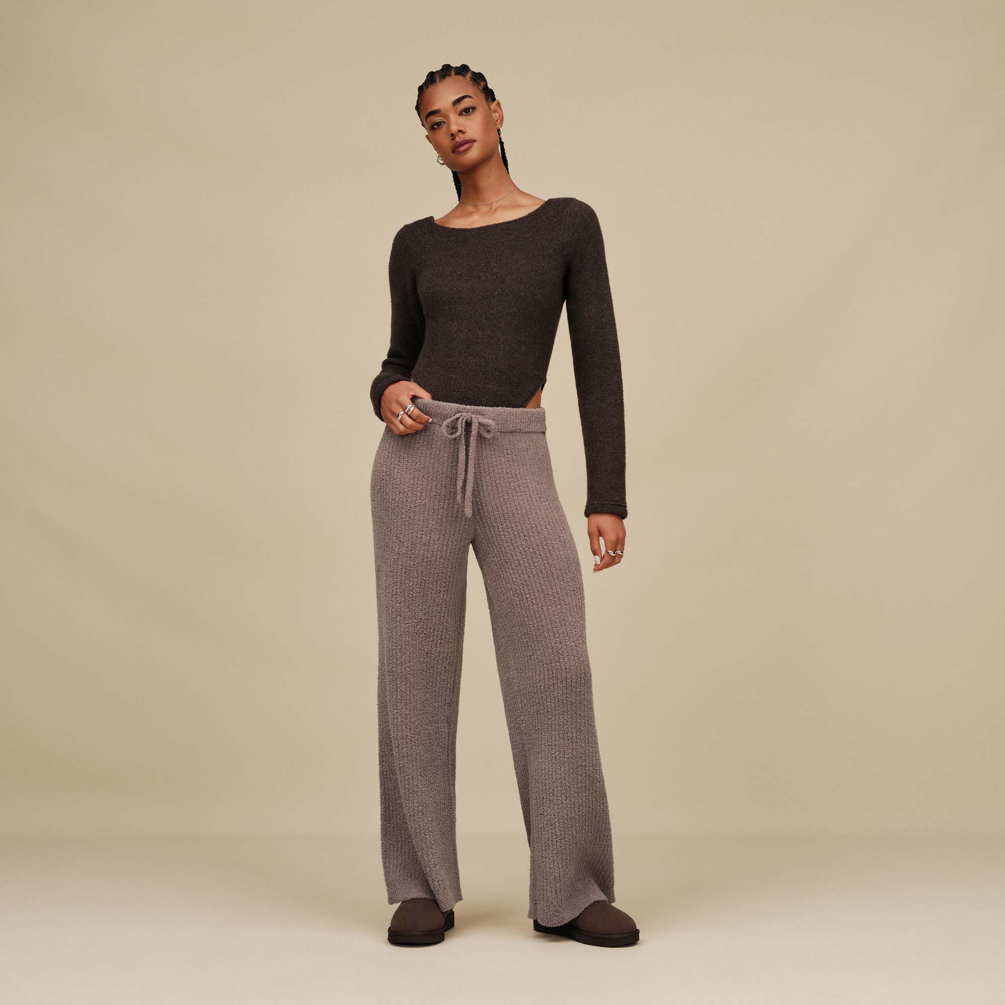 UGG Women's Couria Straight-Leg Rib Pants