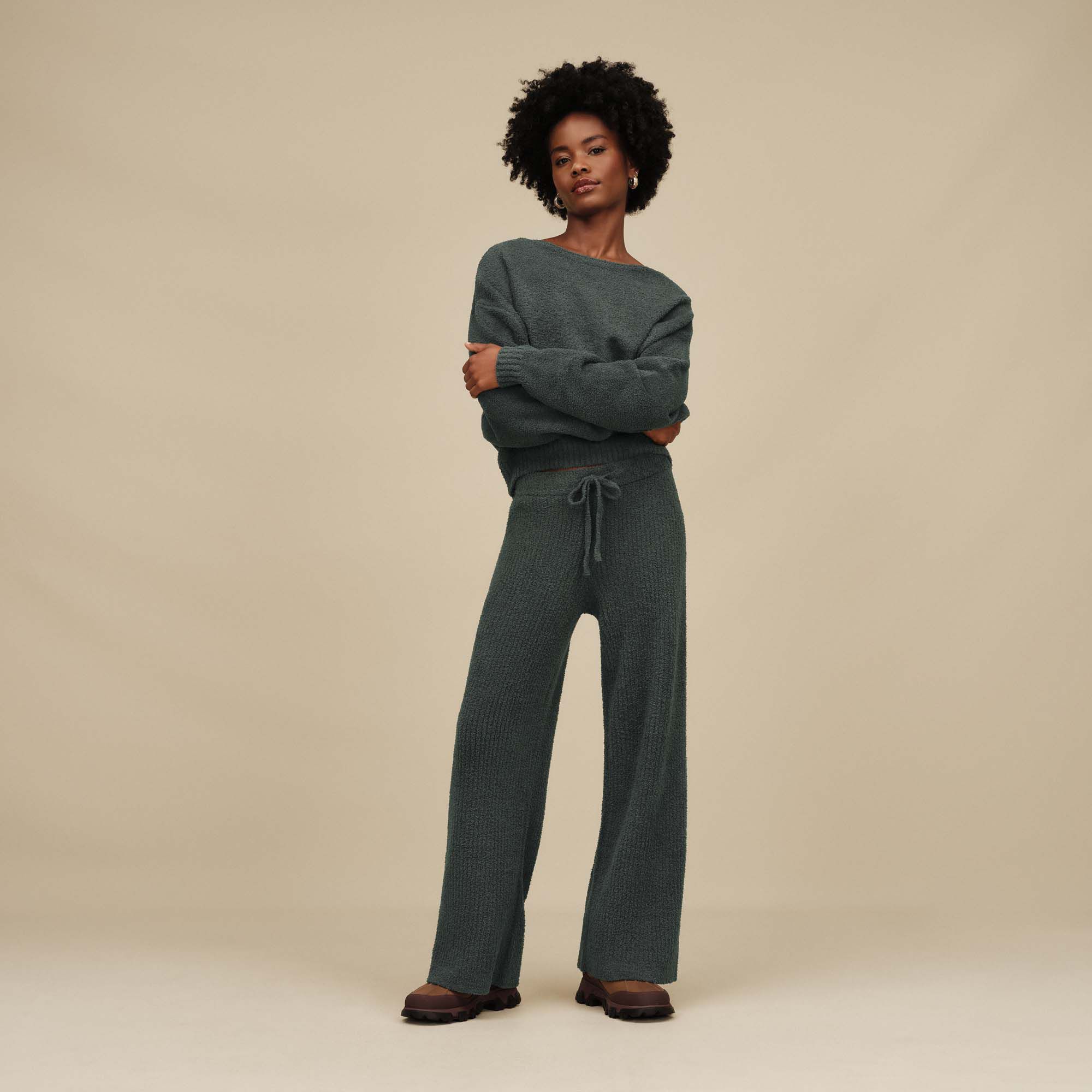 UGG Women's Couria Straight-Leg Rib Pants