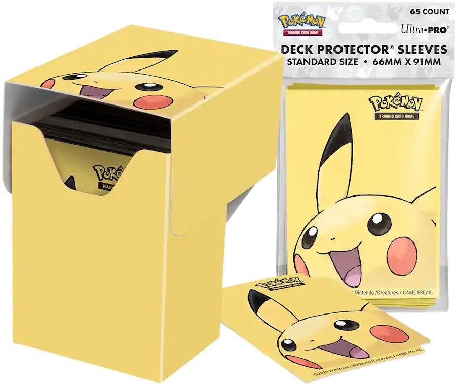 Ultra Pro Pikachu 65ct Deck Protector Sleeves for Pokemon