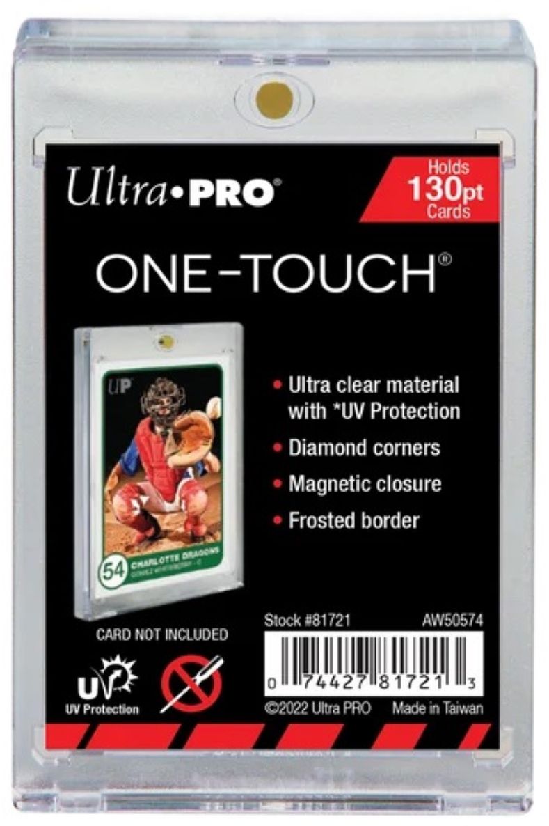 One Touch UV Card Holder with Magnet Closure - 130pt