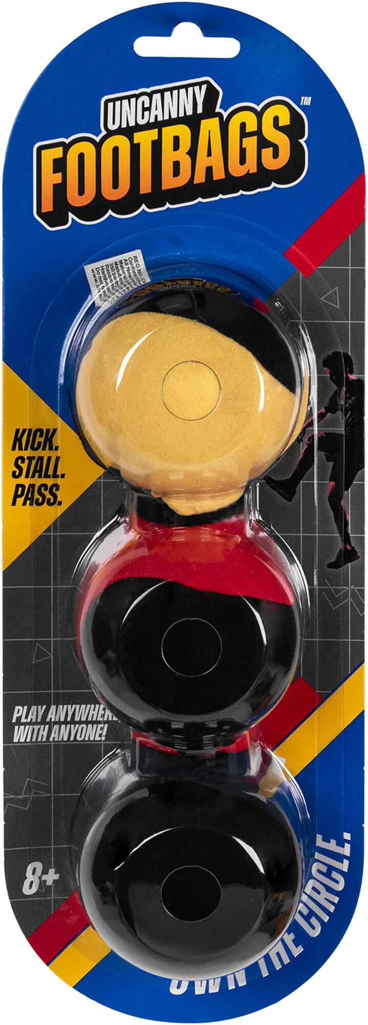 Uncanny Brands Footbag Assorted 3-Pack