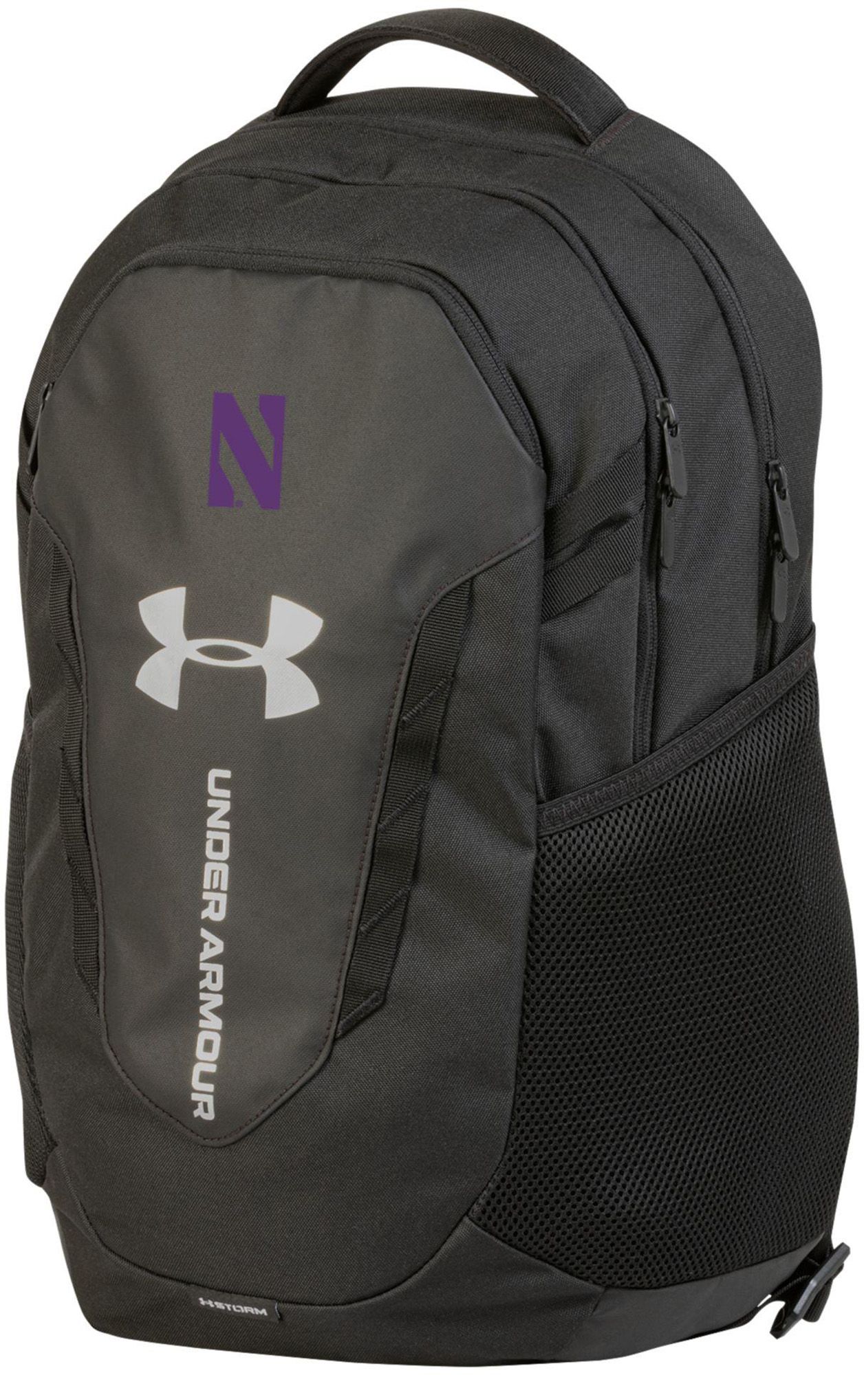 Under Armour Northwestern Wildcats Black Hustle 6.0 Backpack