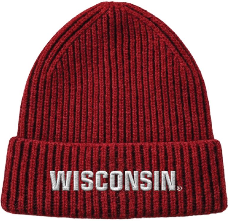 Under Armour Adult Wisconsin Badgers Lambeau Field Collection Red Knit Beanie