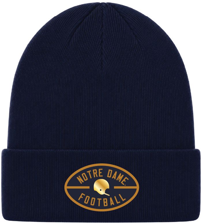 Under Armour Adult Notre Dame Fighting Irish Shamrock Series Collection Nautical Navy Knit Beanie