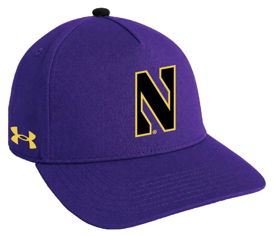 Under Armour Adult Northwestern Wildcats Purple Blitzing A-Frame Adjustable Hat