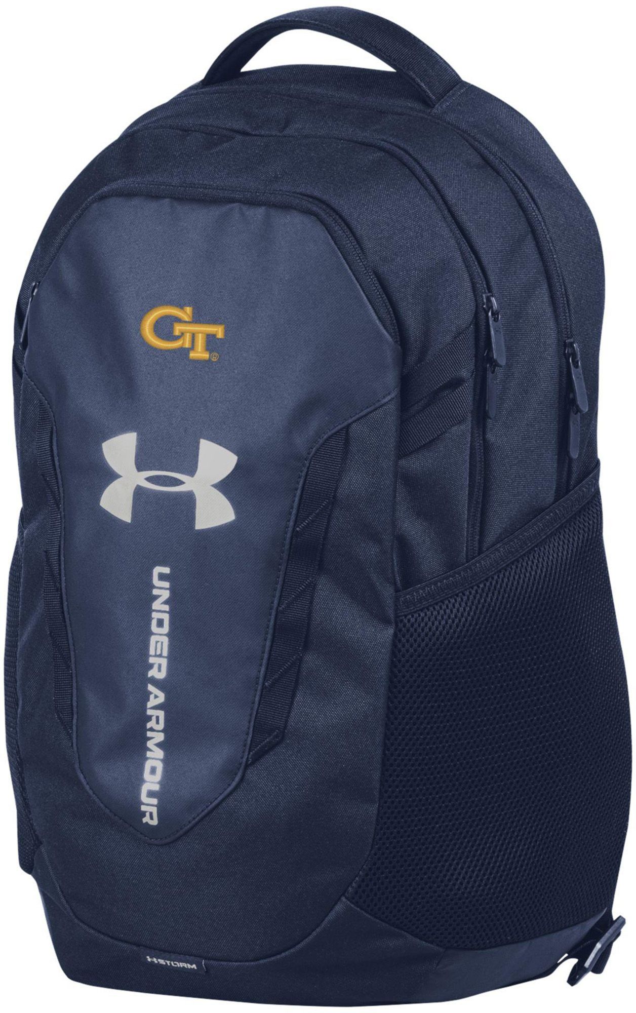 Under Armour Georgia Tech Yellow Jackets Black Hustle 6.0 Backpack
