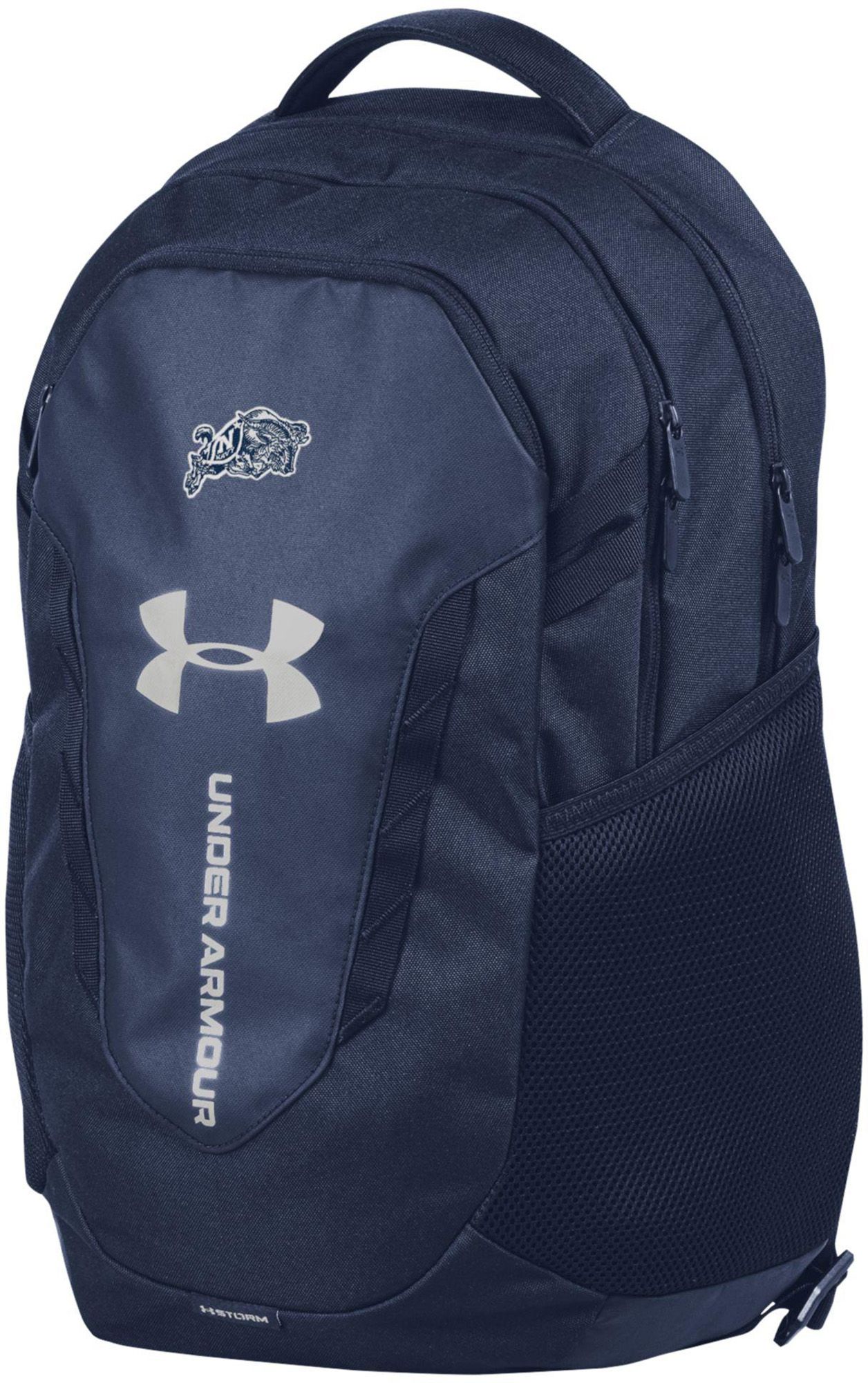 Under Armour Navy Midshipmen Black Hustle 6.0 Backpack