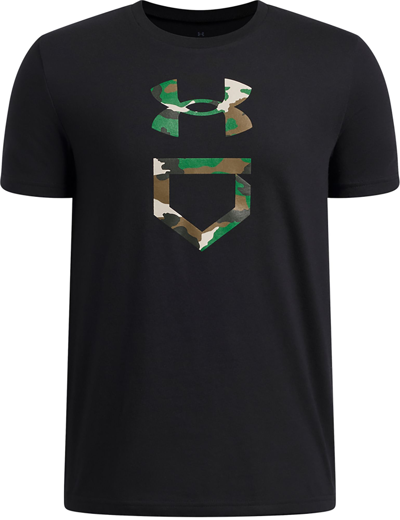 Under Armour Boys' Baseball Camo Plate Graphic Tee