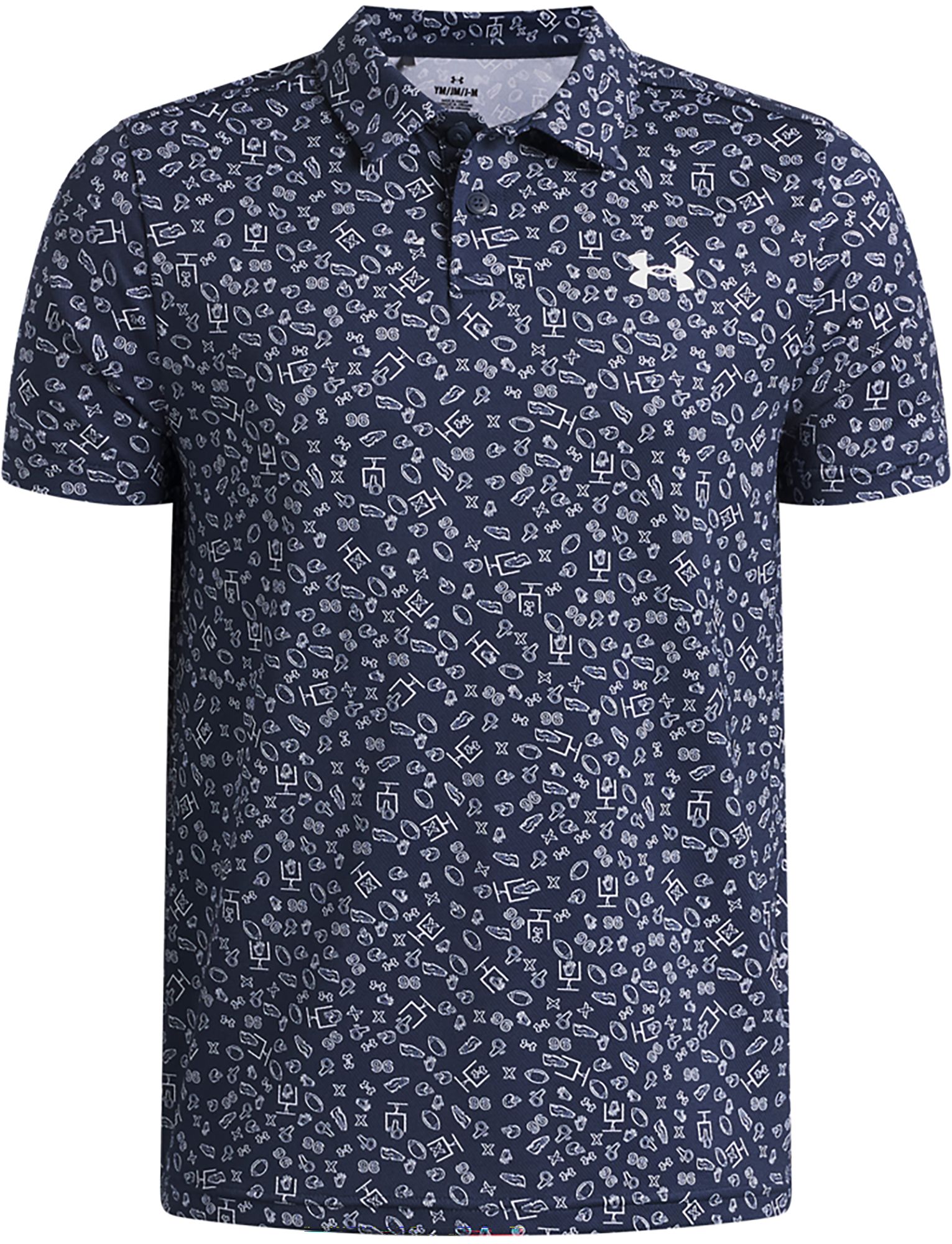 Under Armour Boys' Matchplay Printed Golf Polo