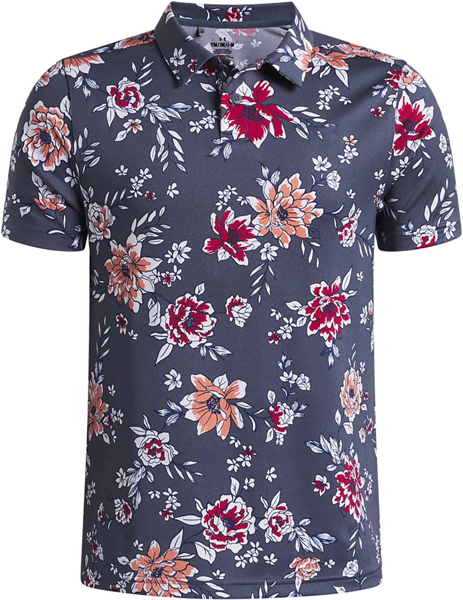 Under Armour Boys' Matchplay Printed Golf Polo