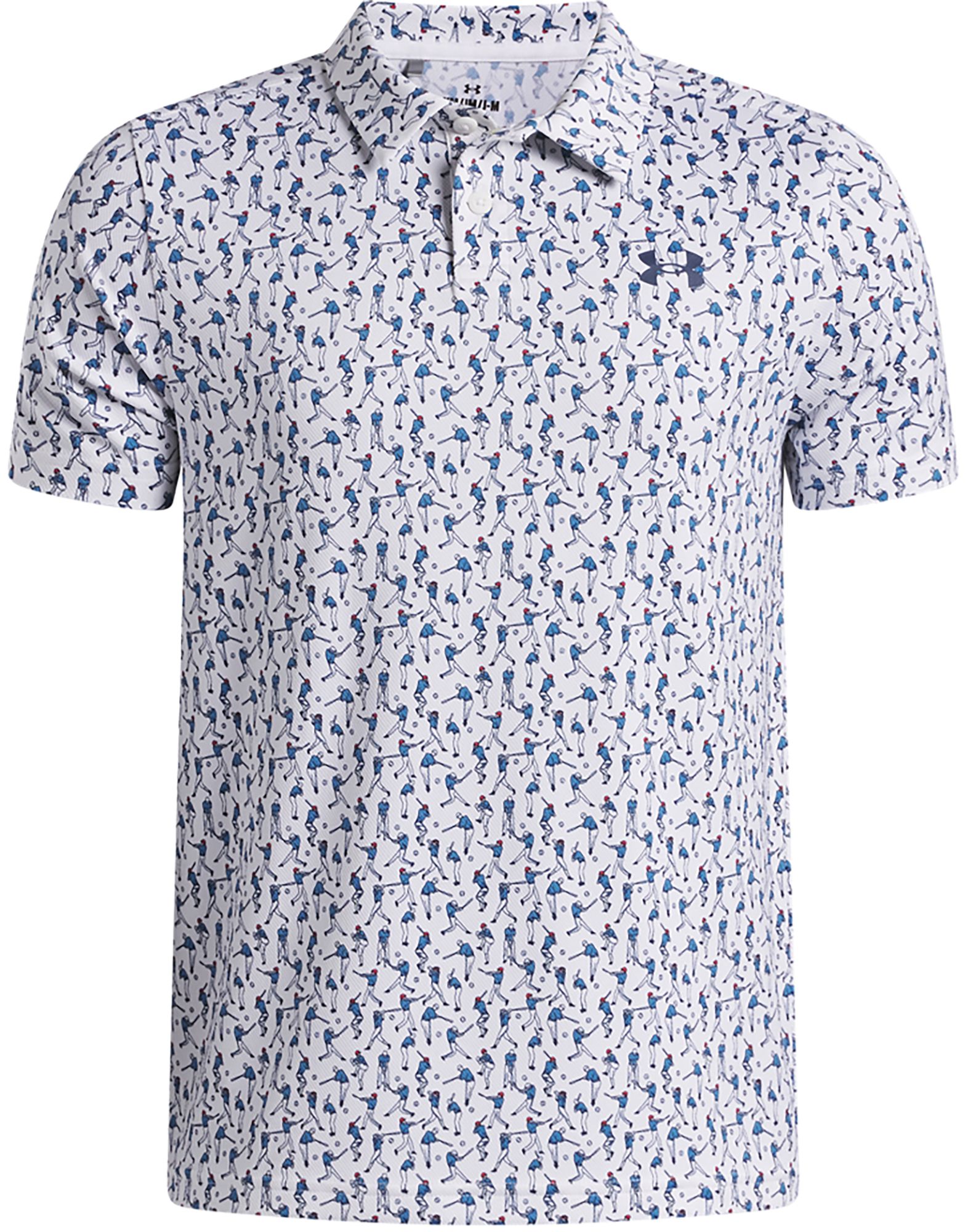 Under Armour Boys' Matchplay Printed Golf Polo