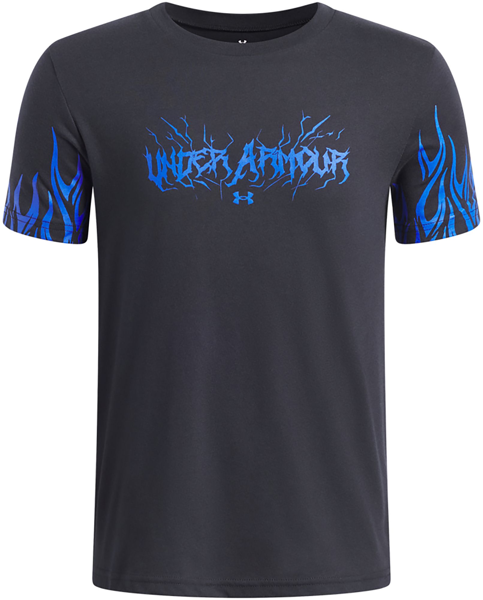 Under Armour Big Kids x Sharpie 96 Tech T-Shirt in Black/Royal Size: XL