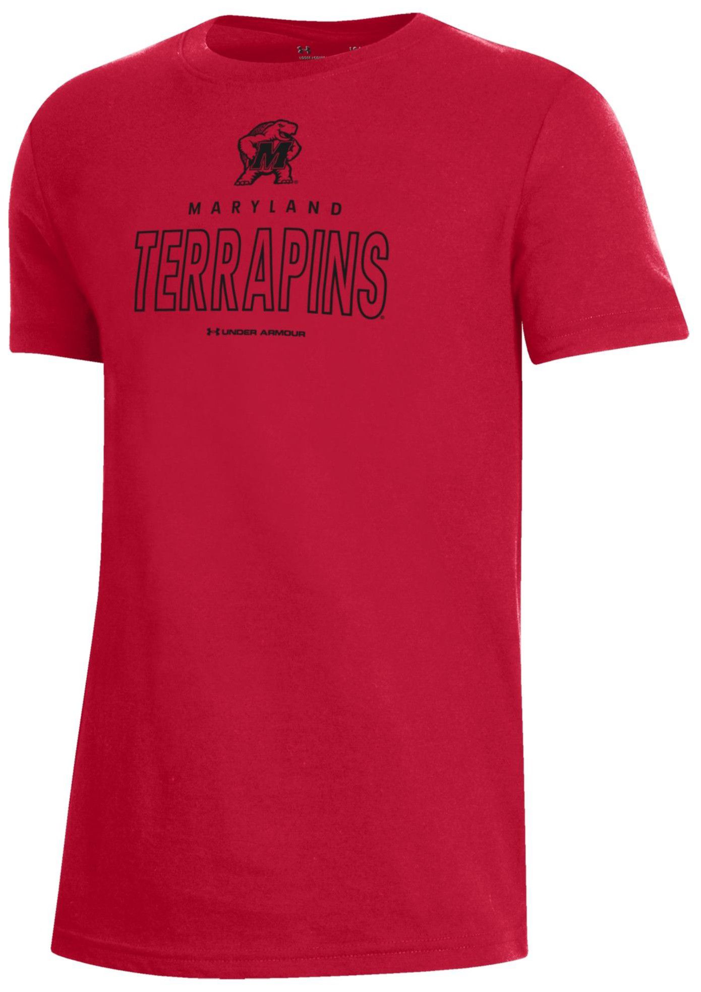 Under Armour Boys' Maryland Terrapins Red Sideline T-Shirt