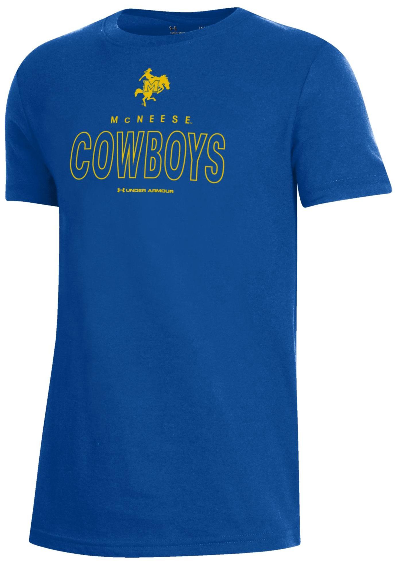 Under Armour Boys' McNeese State Cowboys Royal Sideline T-Shirt