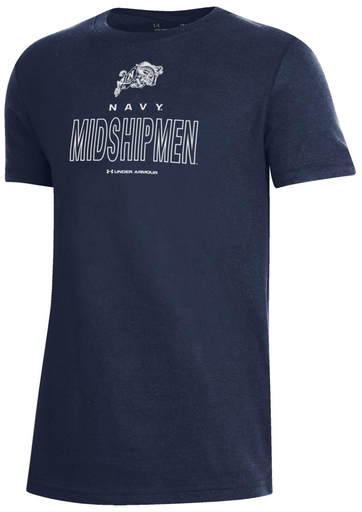 Under Armour Boys' Navy Midshipmen Navy Sideline T-Shirt