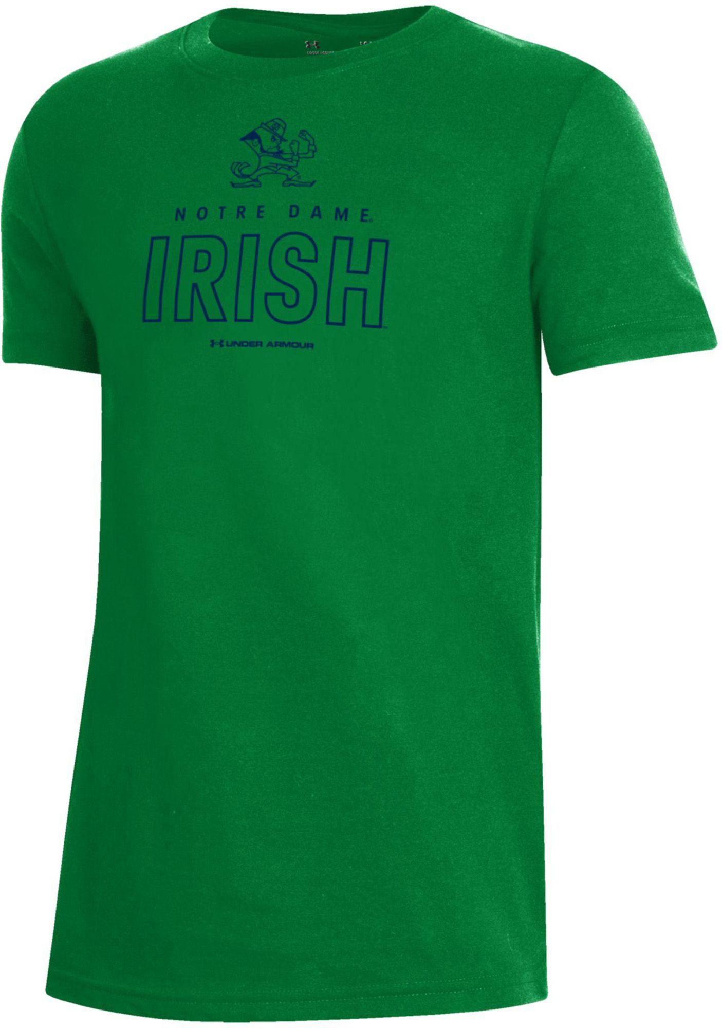 Under Armour Boys' Notre Dame Fighting Irish Green T-Shirt
