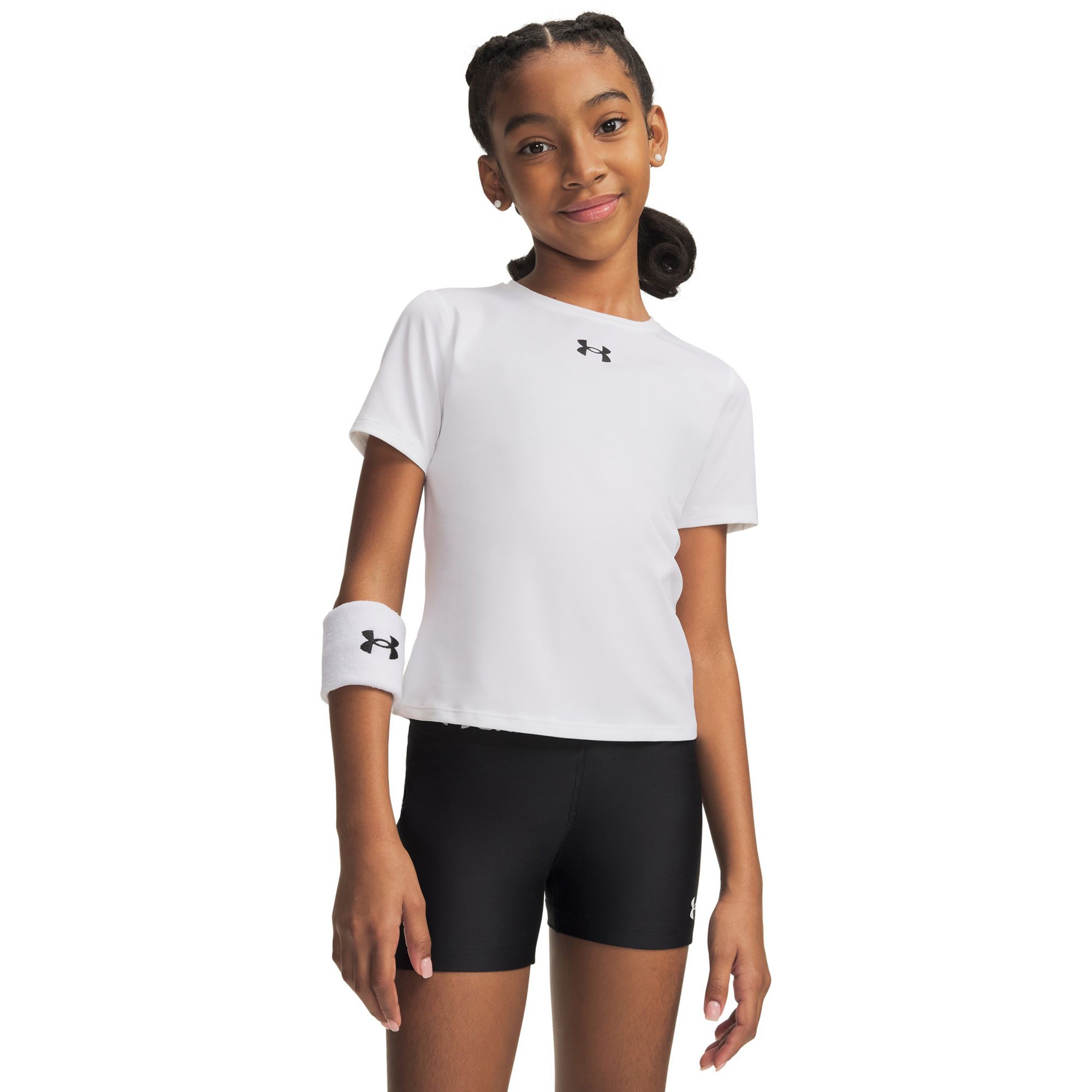 Under Armour Girls' HeatGear Short Sleeve Shirt