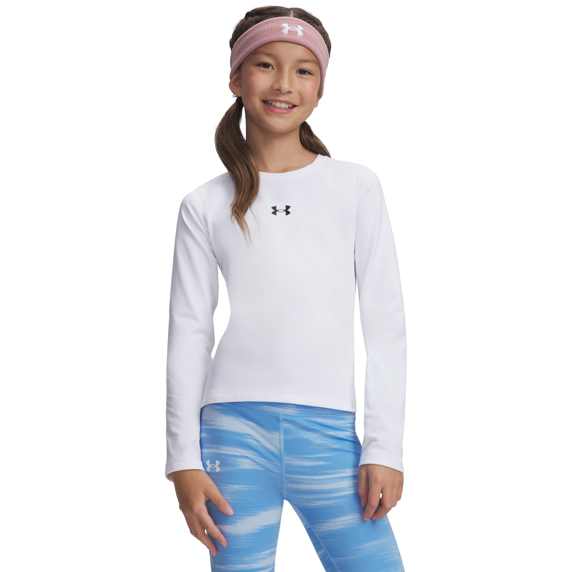 Under Armour Girls' ColdGear Long-Sleeve Crew