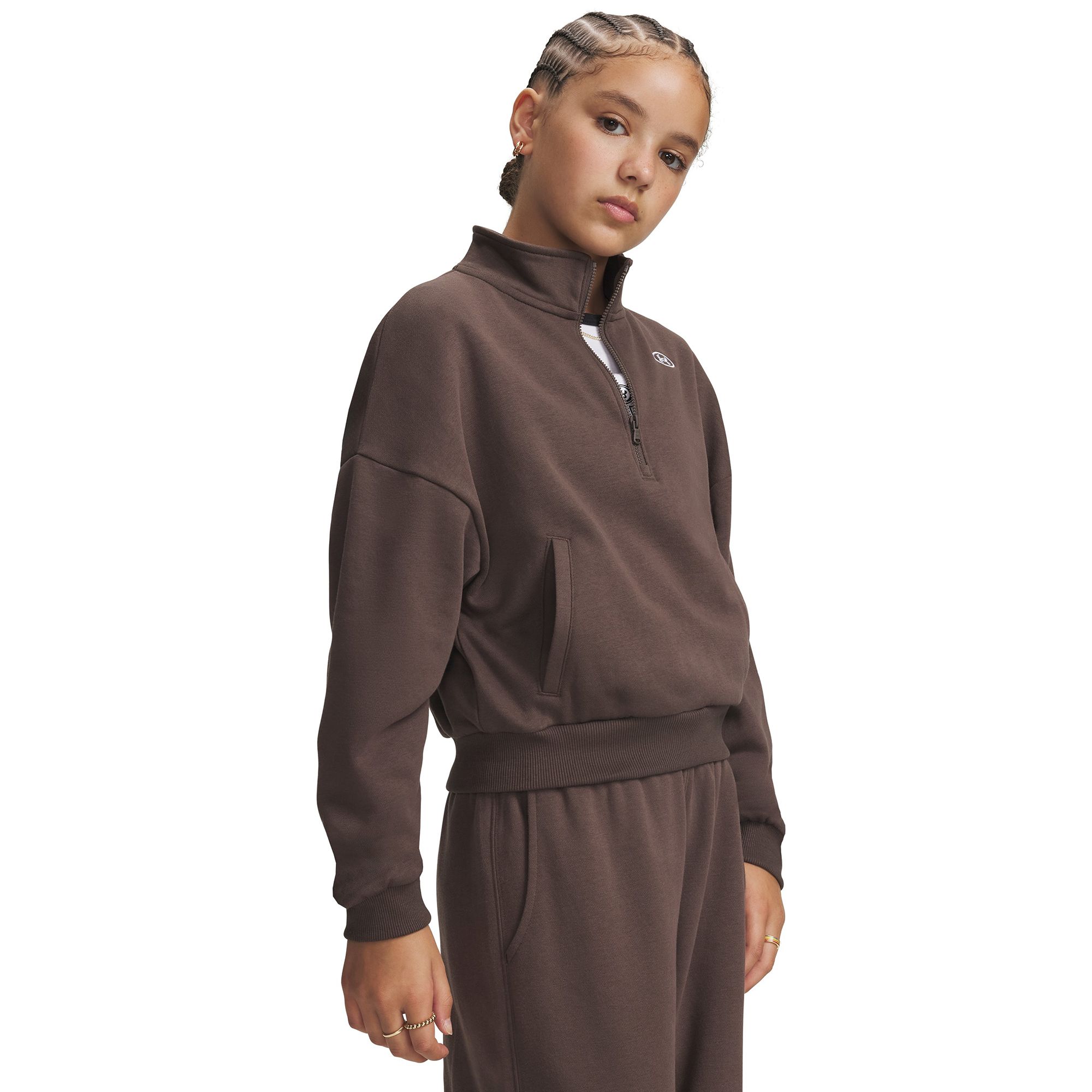 Under Armour Girls' Rival Fleece 1/2 Zip