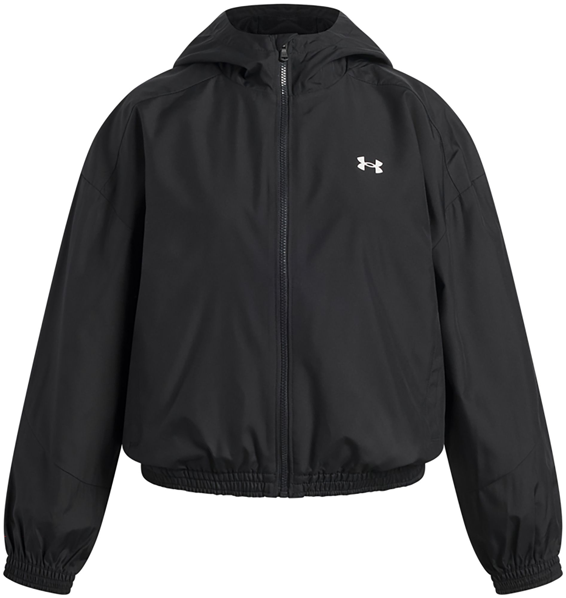 Under Armour Girls' Icon Woven Full-Zip Hoodie