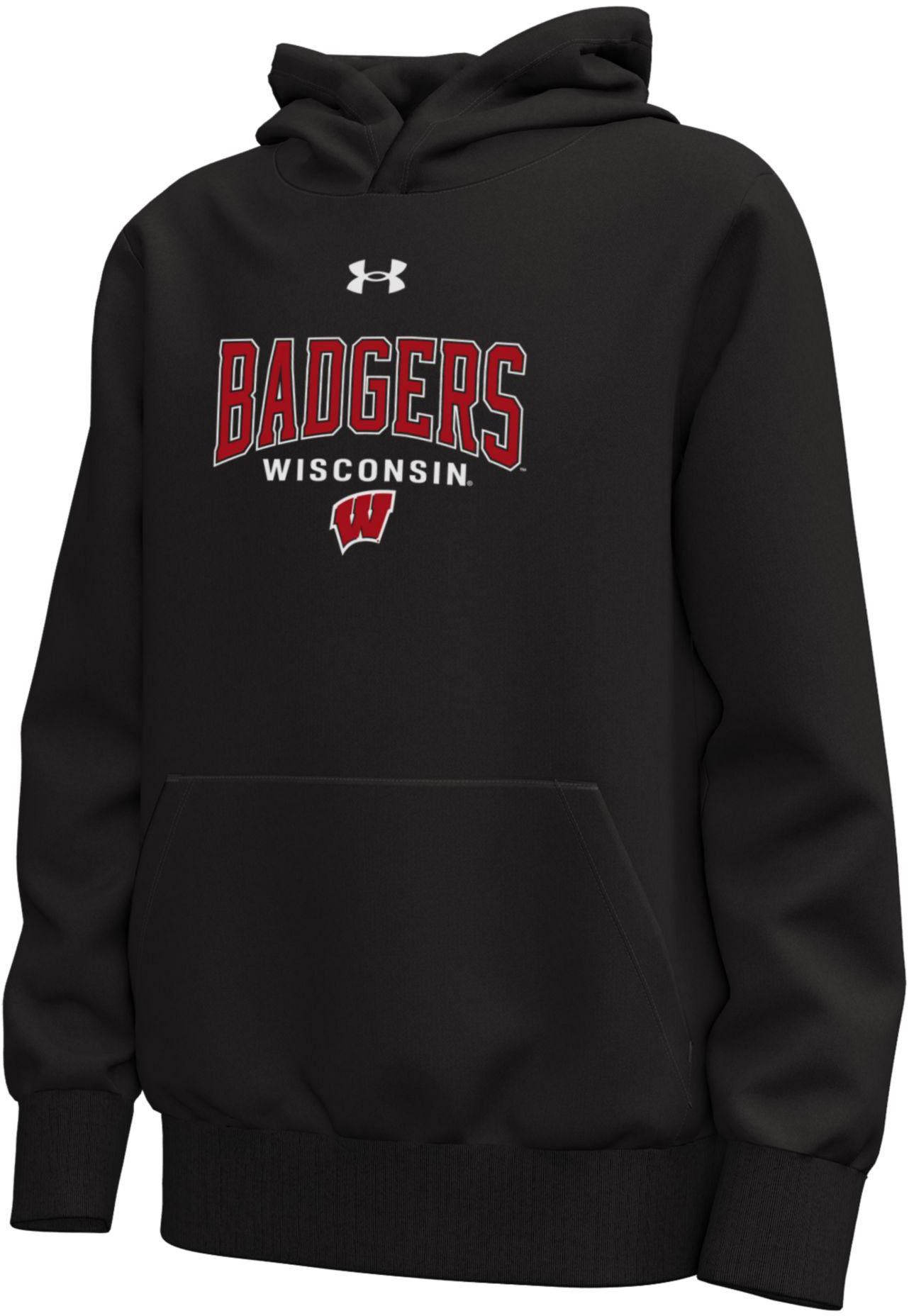 Under Armour Youth Wisconsin Badgers Icon Hoodie