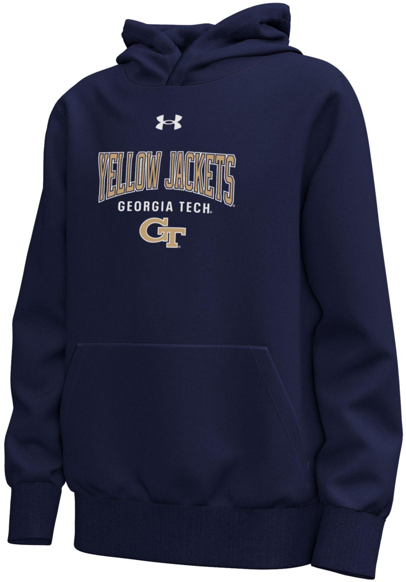 Under Armour Youth Georgia Tech Yellow Jackets Icon Pullover Hoodie
