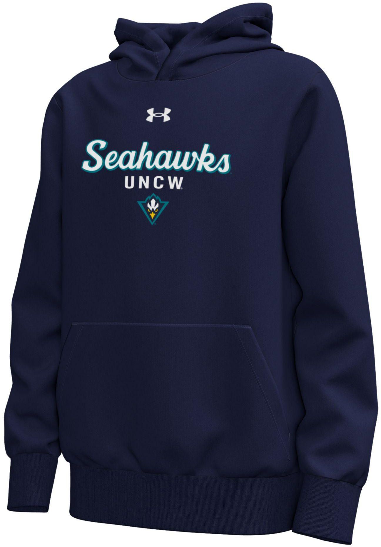 Under Armour Girls' UNC-Wilmington Seahawks Icon Hoodie