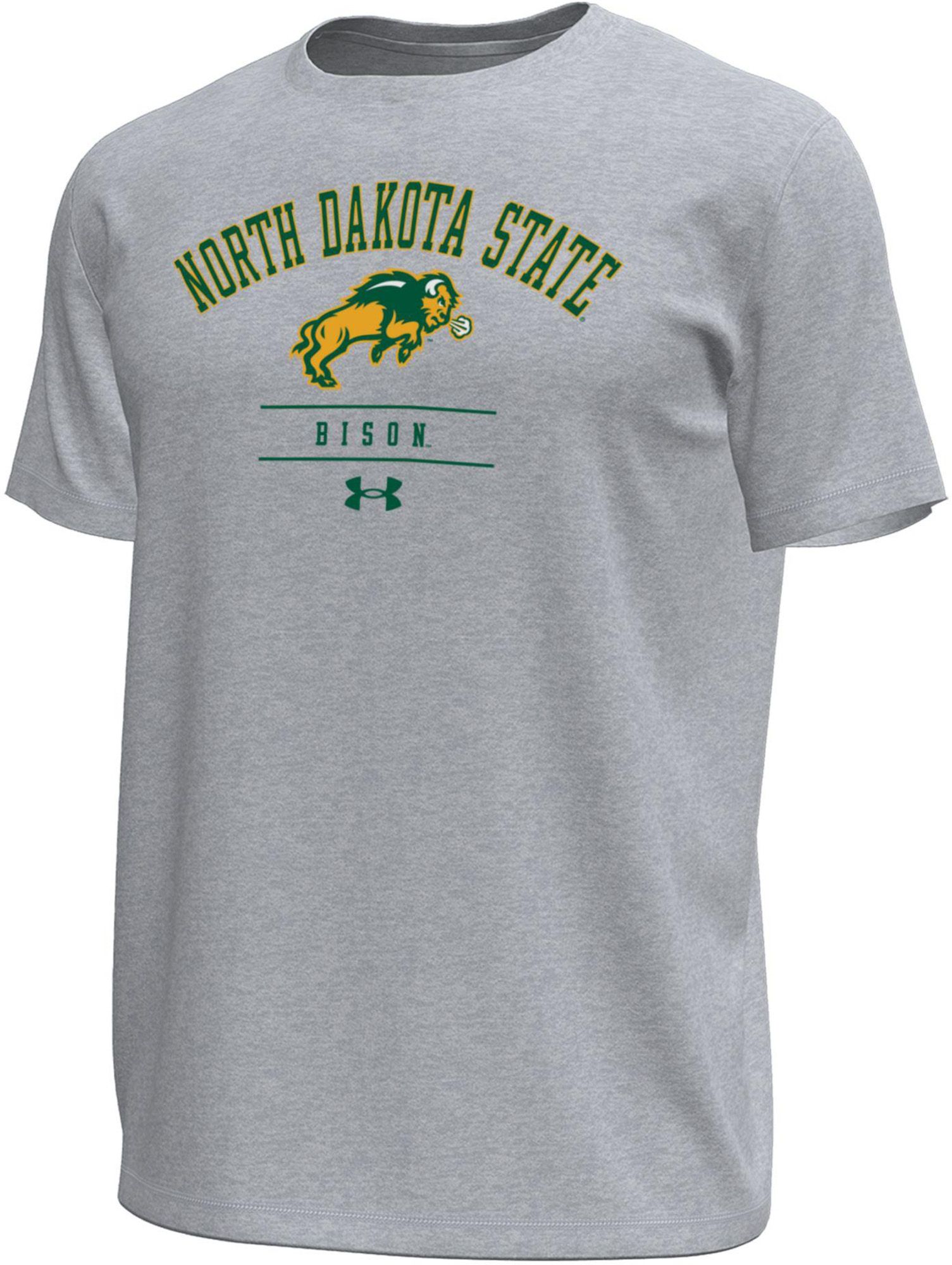 Under Armour Men's North Dakota State Bison Gray Tech Stretch T-Shirt