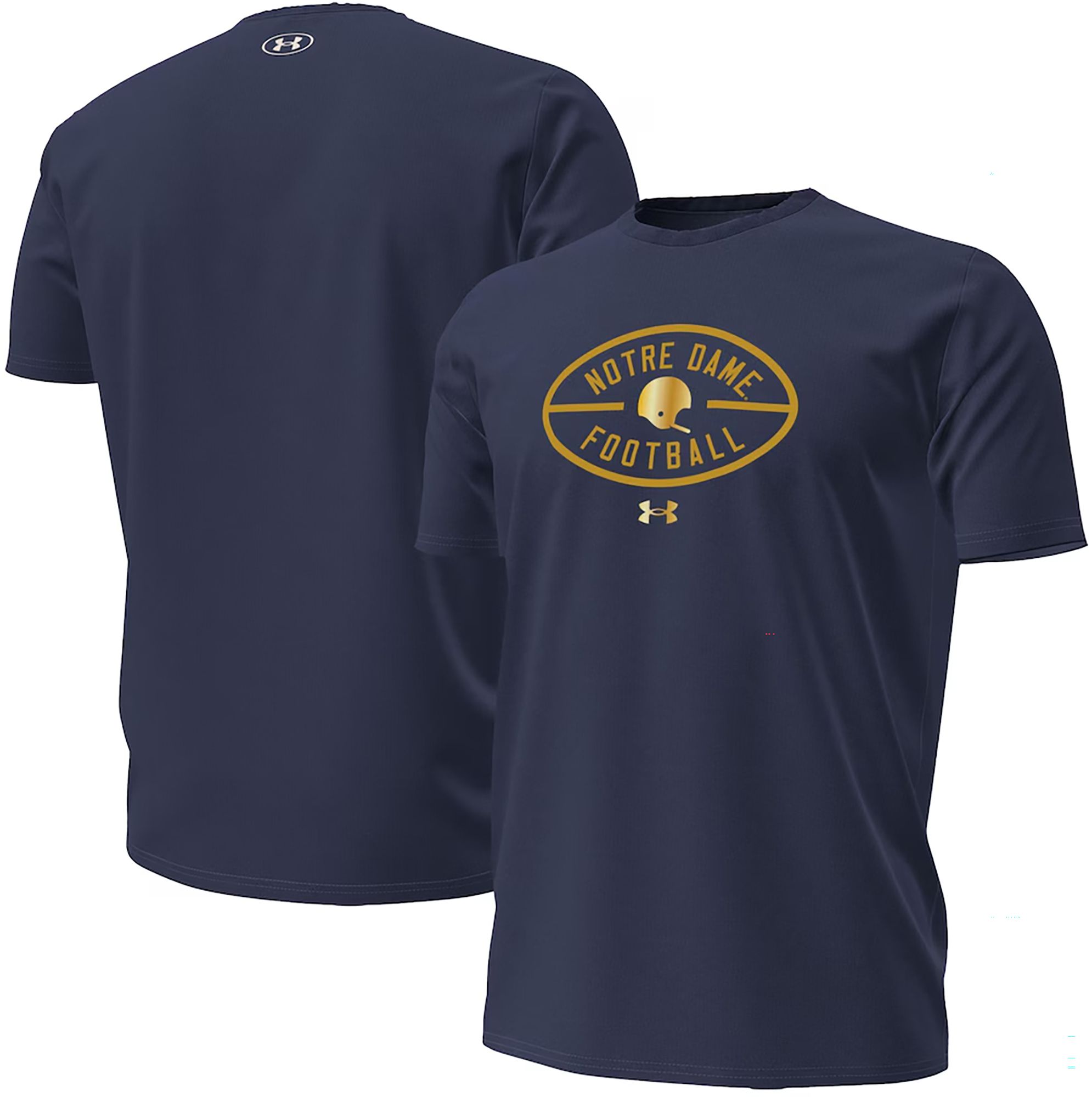 Under Armour Men's Notre Dame Fighting IrishShamrock Series Collection Navy Special Games T-Shirt