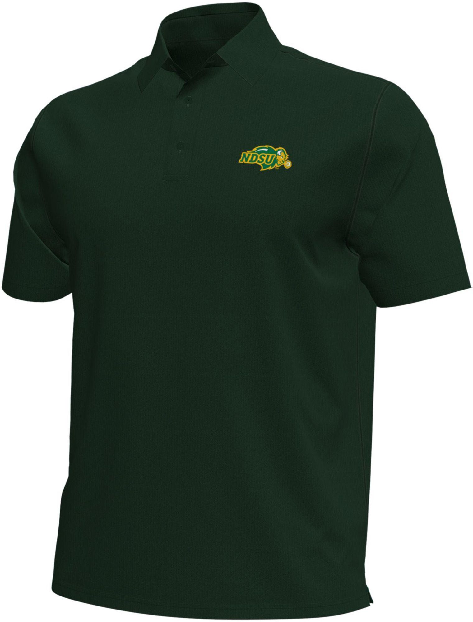 Under Armour Men's North Dakota State Bison Forest Green Aura Polo